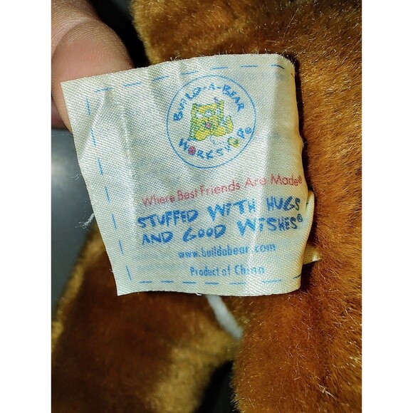 Build-A-Bear BAB Workshop Plush Brown Boxer Dog Stuffed Animal - Picture 3 of 11